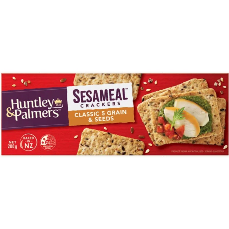 Huntley & Palmers Sesameal Classic 5 Grain 200g