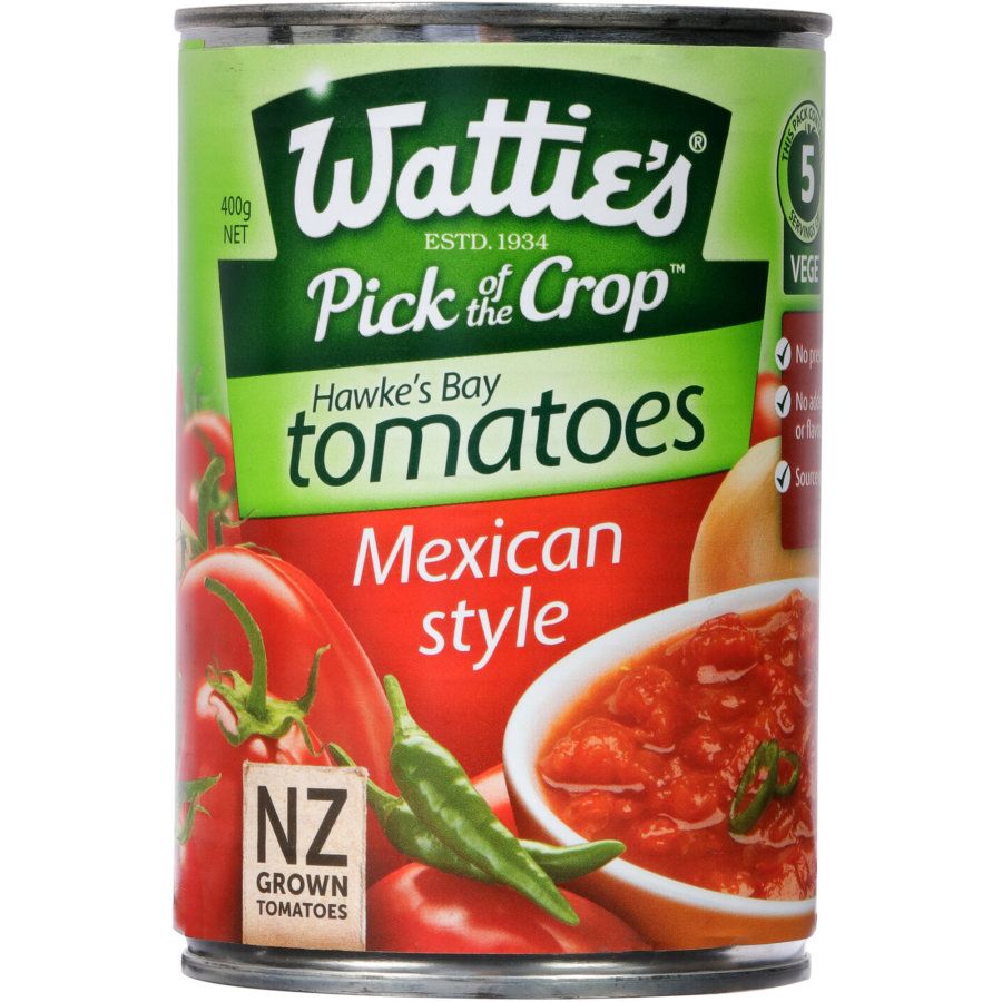 Wattie's Tomatoes Mexican Style 400g