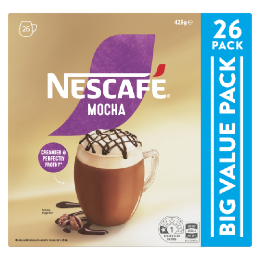 Nescafe Coffee Sachets Mocha 26 pack 429g