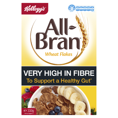 Kellogg's All-Bran Wheat Flakes Cereal 330g