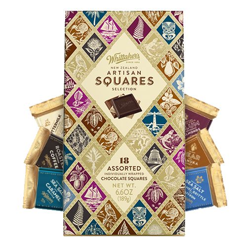 Whittakers Artisan Chocolate Squares Selection 189g