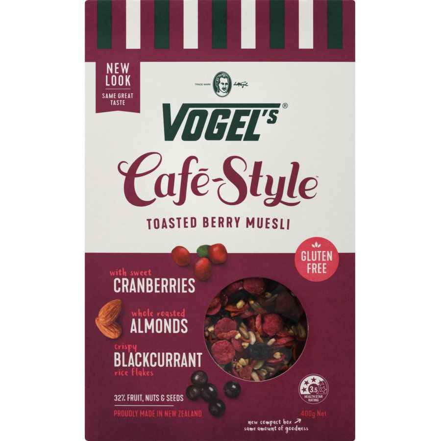 Vogels Cafe Style Toasted Berry Muesli 400g