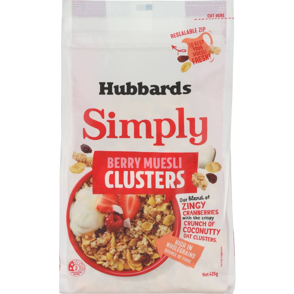 Hubbards Simply Berry Muesli Clusters 425g
