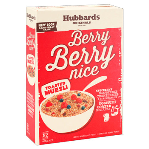 Hubbards Berry Berry Nice Cereal 600g