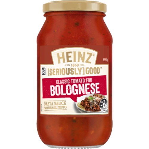 Heinz Seriously Good Tomato Bolognese Pasta Sauce 510g