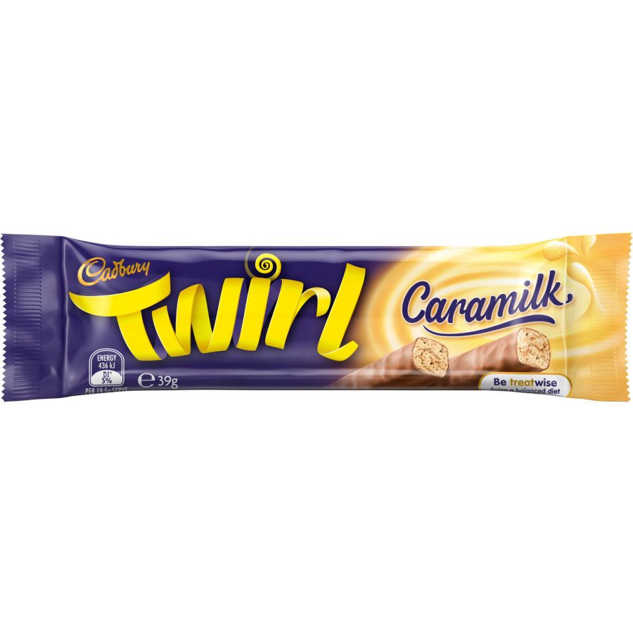 Cadbury Twirl Chocolate Bar Caramilk 39g