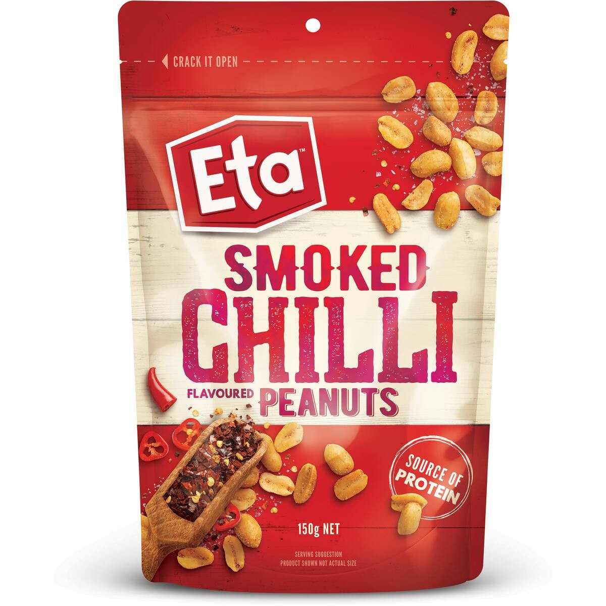 Eta Peanuts Smoked Chilli 150g