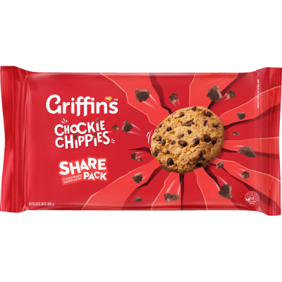 Griffins Chockie Chippies Share Pack 320g