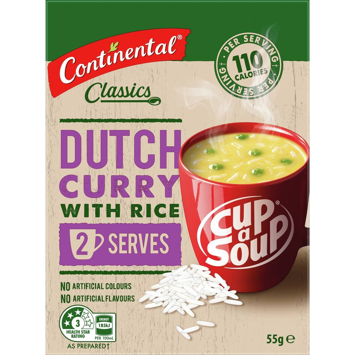 Continental Cup A Soup Dutch Curry With Rice