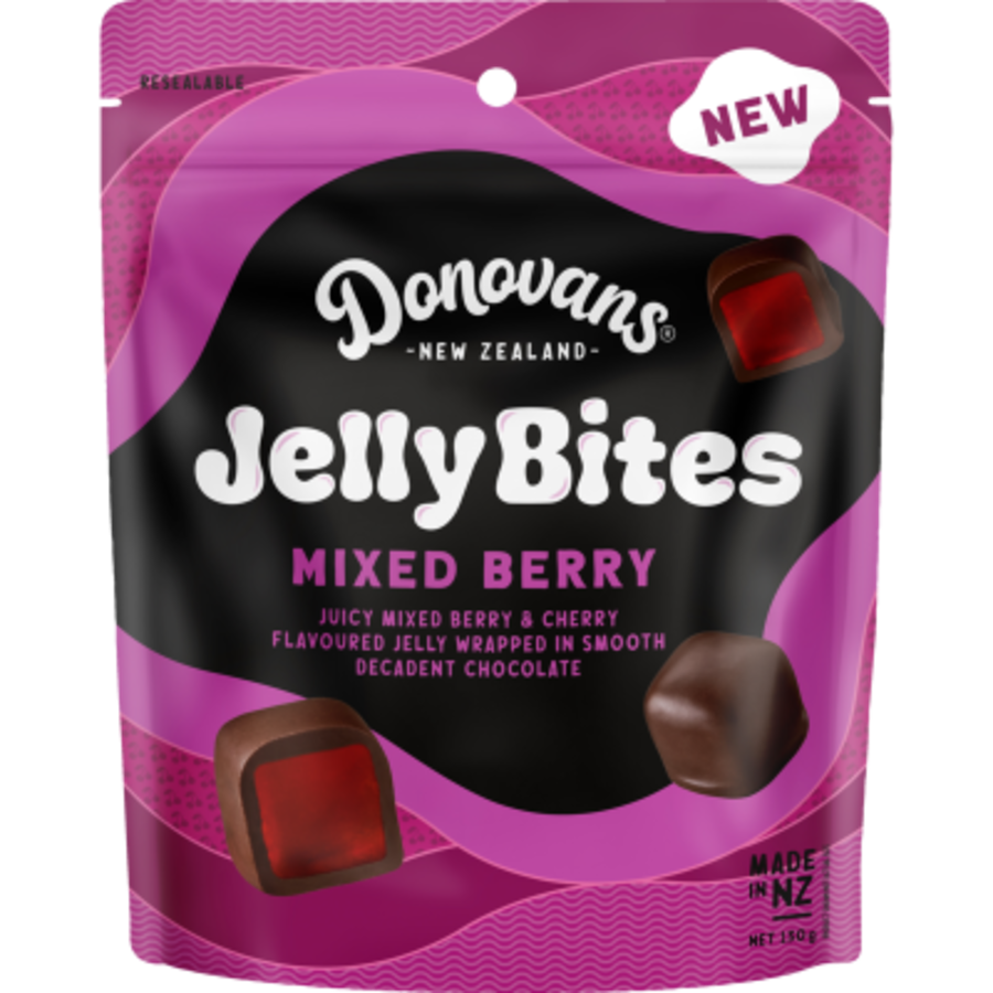 Donovans Jelly Bites Black Forest 130g