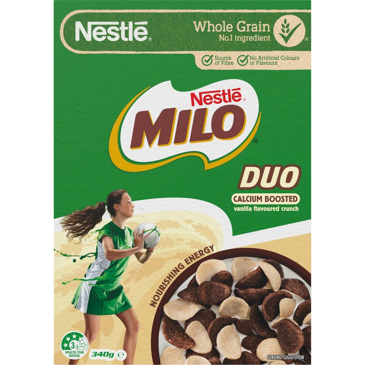Nestle Milo Duo Cereal 340g