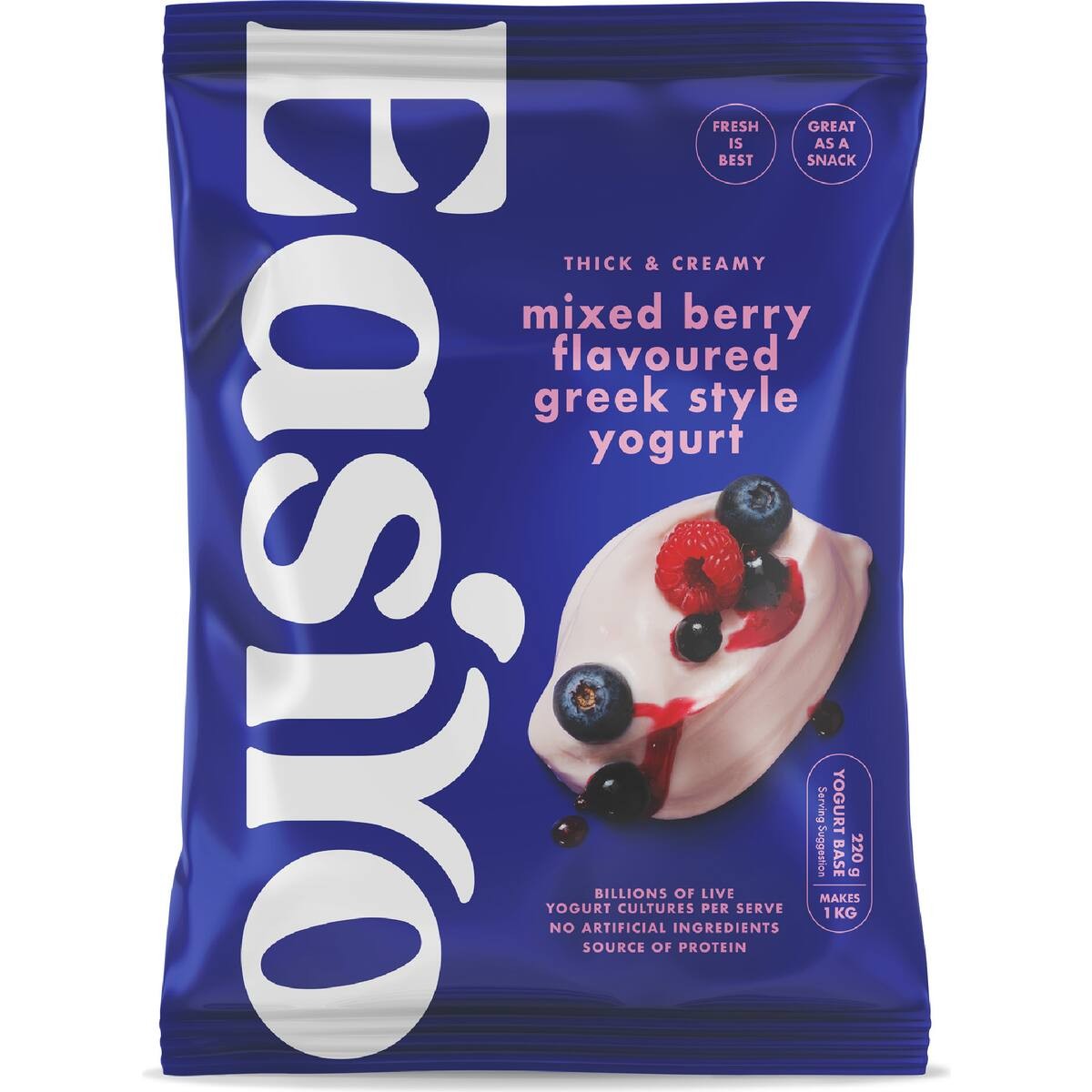 Easiyo Greek Style Mixed Berries 220g