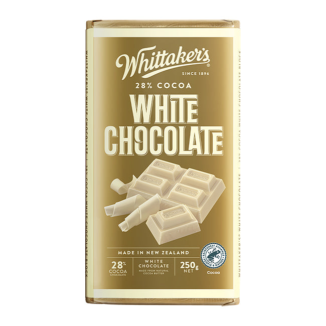 Whittaker’s White Chocolate Block 250g