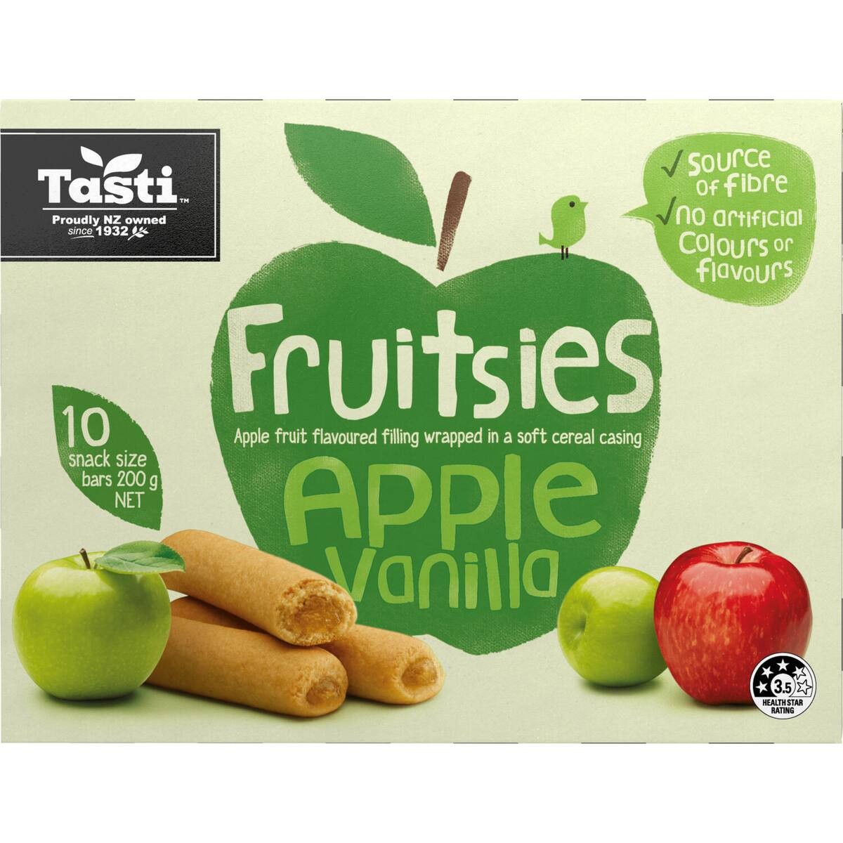 Tasti Fruitsies Fruit Sticks Apple & Vanilla 200g