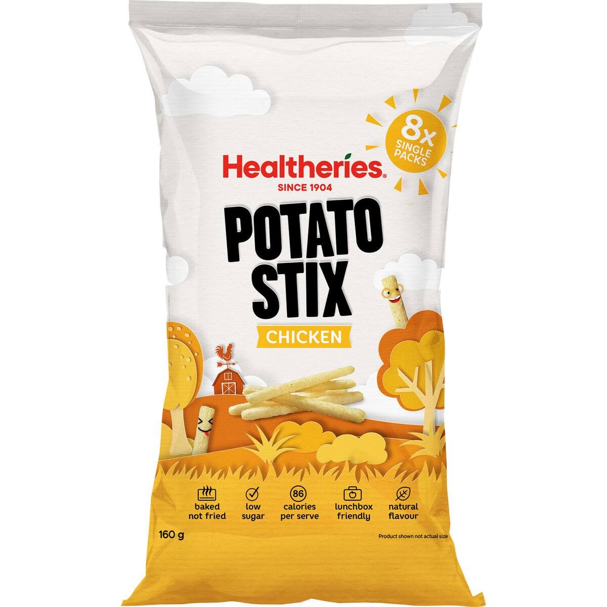 Healtheries Potato Stix Chicken 160g Multipack