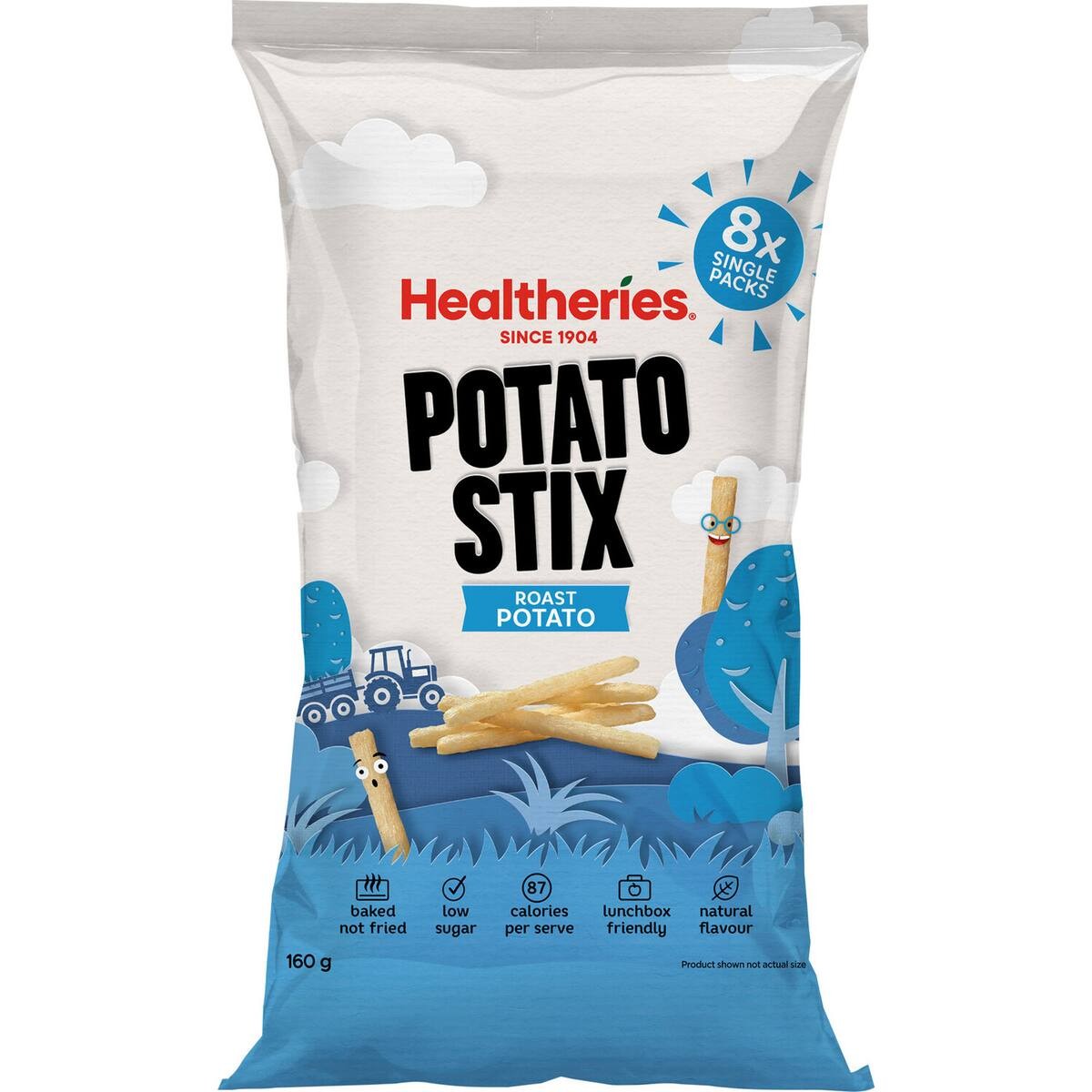 Healtheries Potato Stix Roast Potato 160g Multipack
