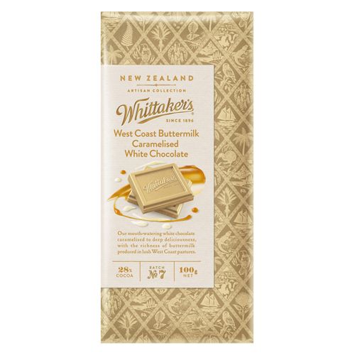Whittakers Artisan Caramelised White Chocolate 100g