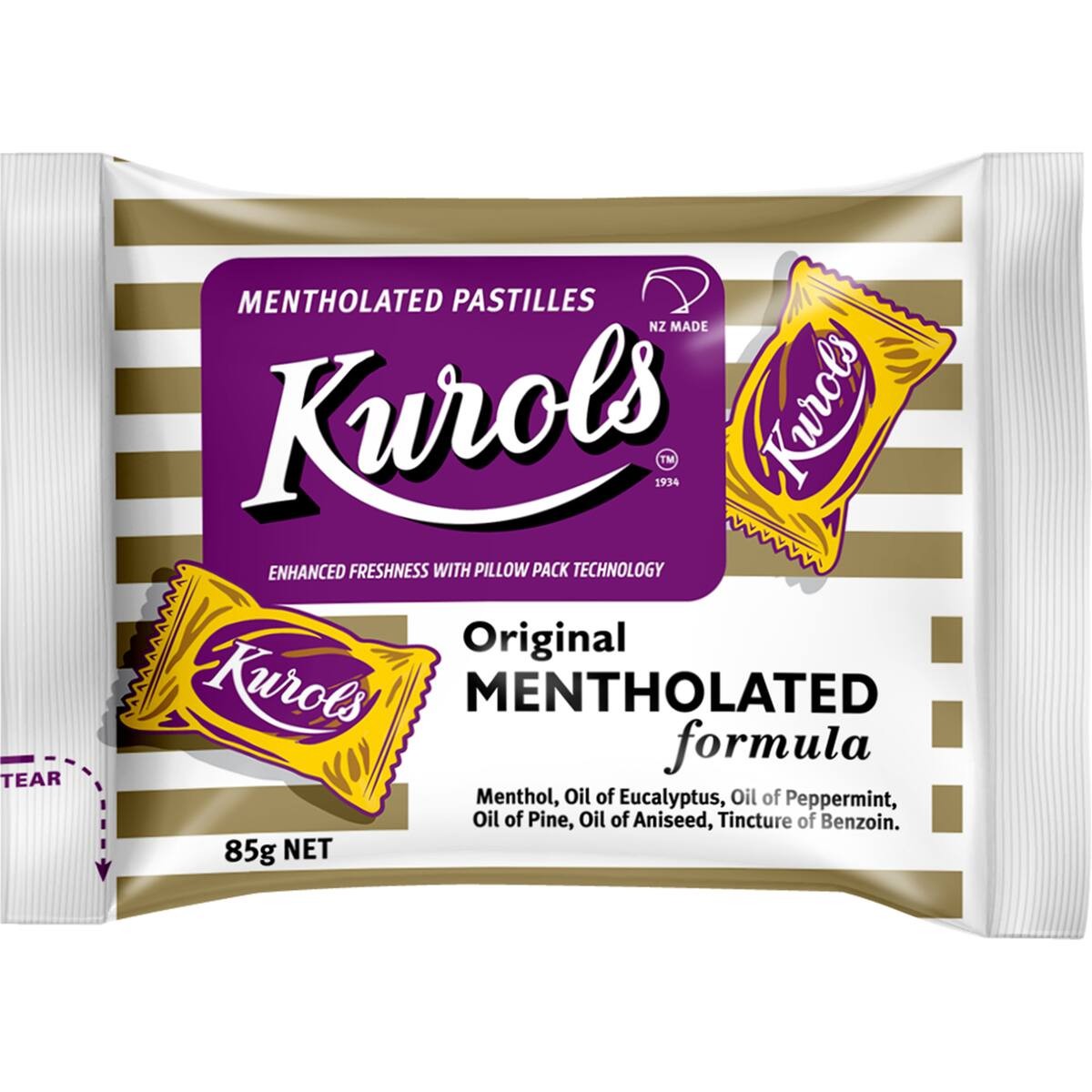 Kurols Lozenges pkt 85g