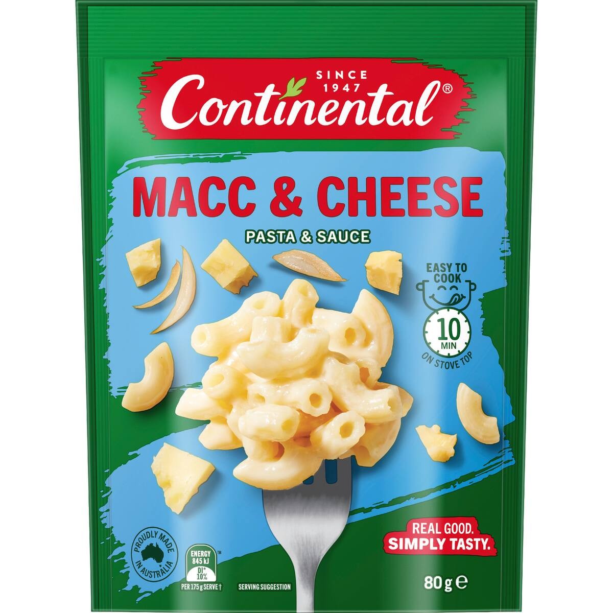 Continental Pasta Macc & Cheese 80g
