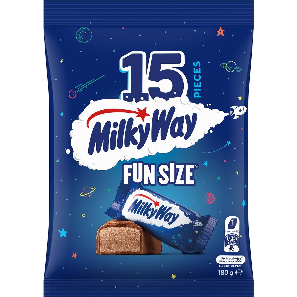 Milkyway Chocolate Bars Fun Size 180g