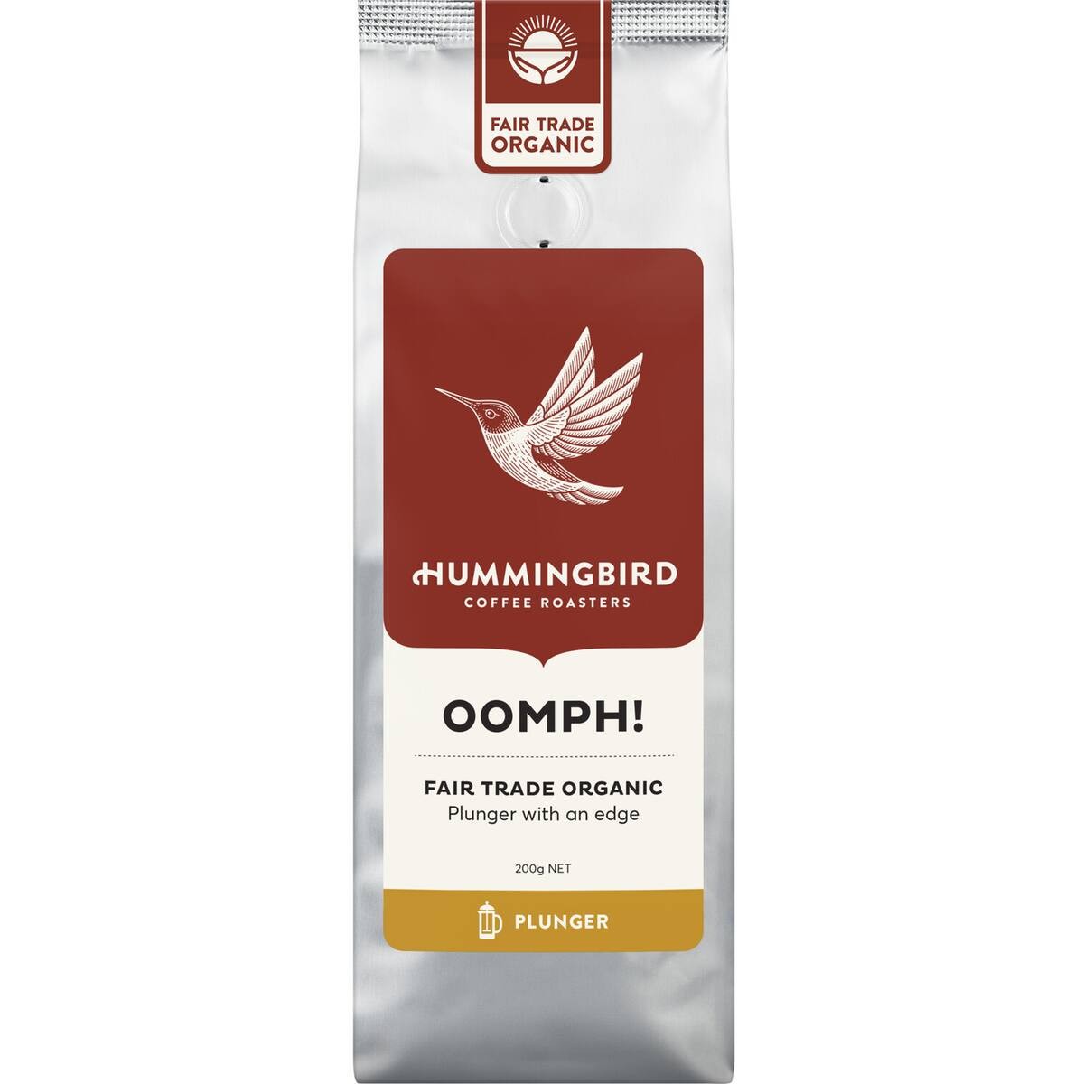 Hummingbird Coffee Plunger Oomph 200g