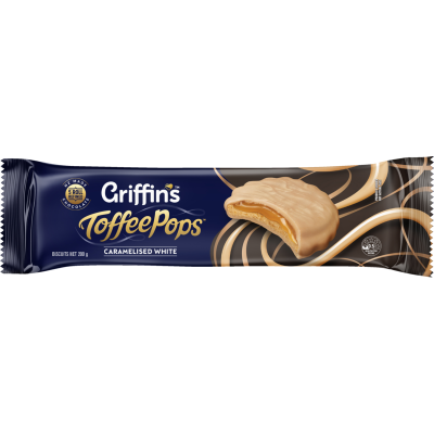Griffins Toffee Pops Caramelised White Chocolate 200g
