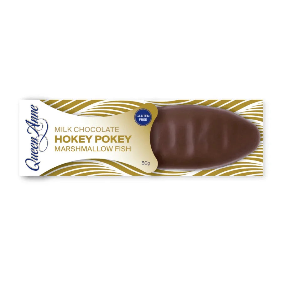 Queen Anne Milk Chocolate Hokey Pokey Marshmallow Fish