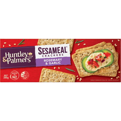 Huntley & Palmers Sesameal Rosemary & Garlic 200g