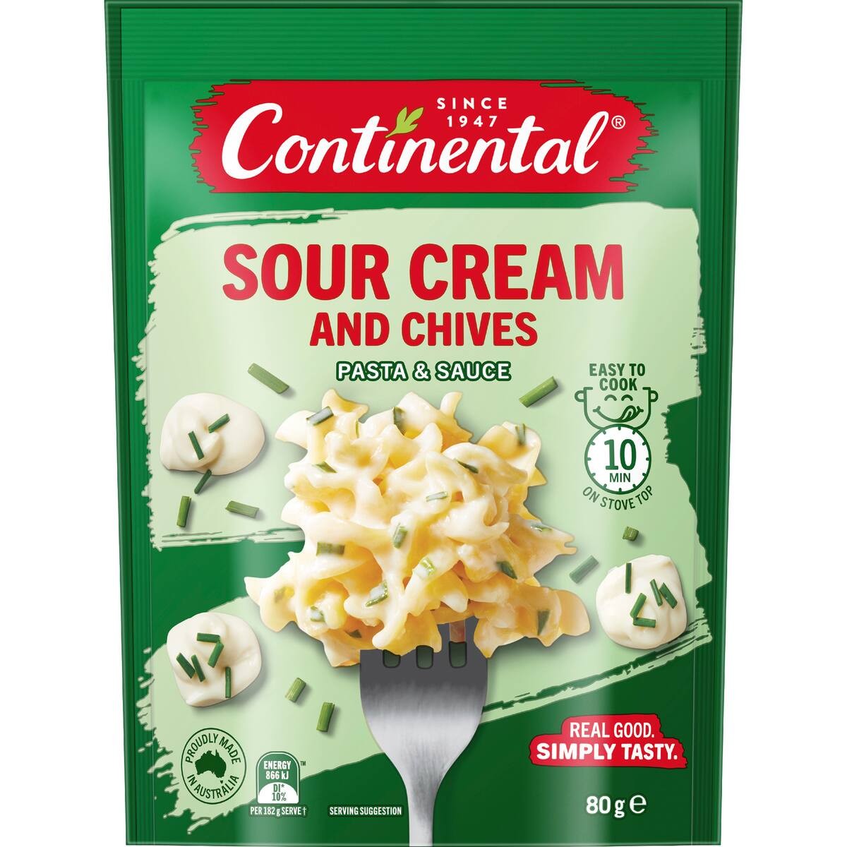 Continental Pasta Sour Cream & Chives 80g