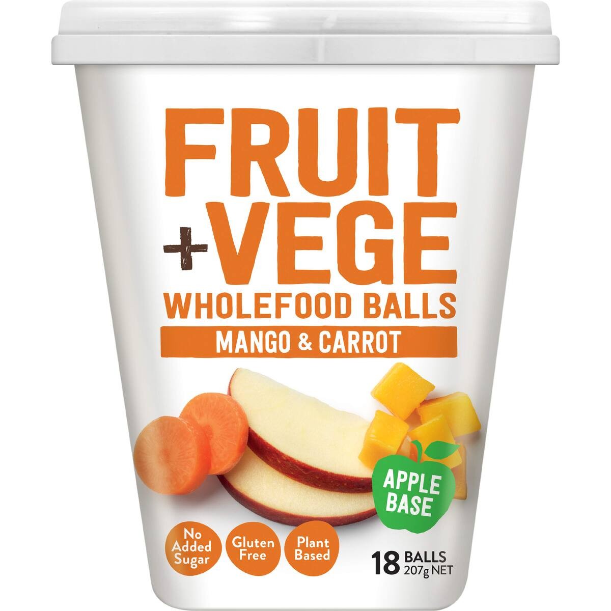 Tasti Fruit + Vege Snack Balls Mango & Carrot 207g