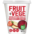 Tasti Fruit + Vege Snack Balls Strawberry & Beetroot 207g