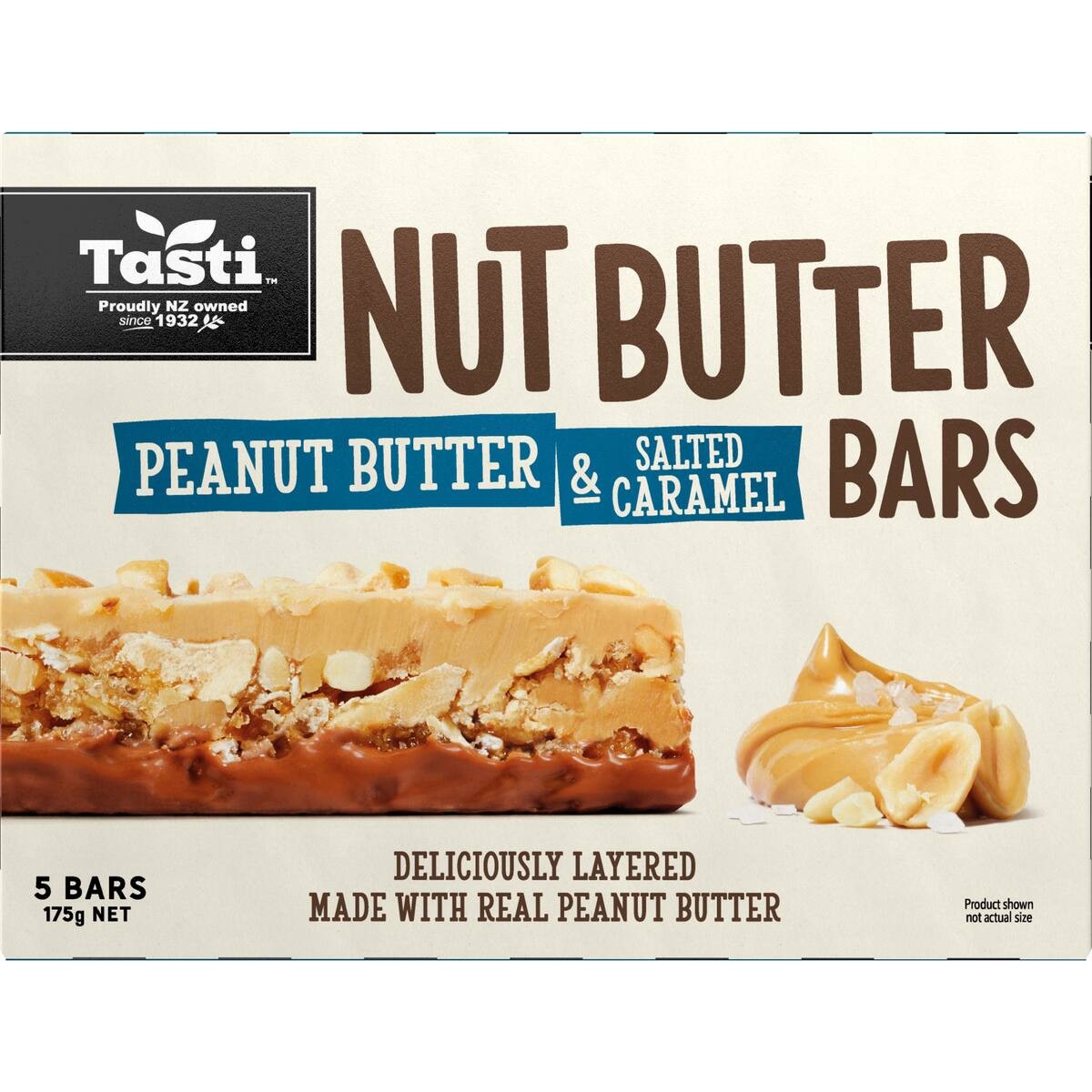 Tasti Nut Butter Bars PnB & Salted Caramel 175g