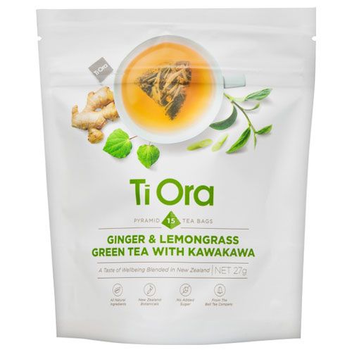 Ti Ora Herbal Tea Ginger & Lemongrass 27g 15pk