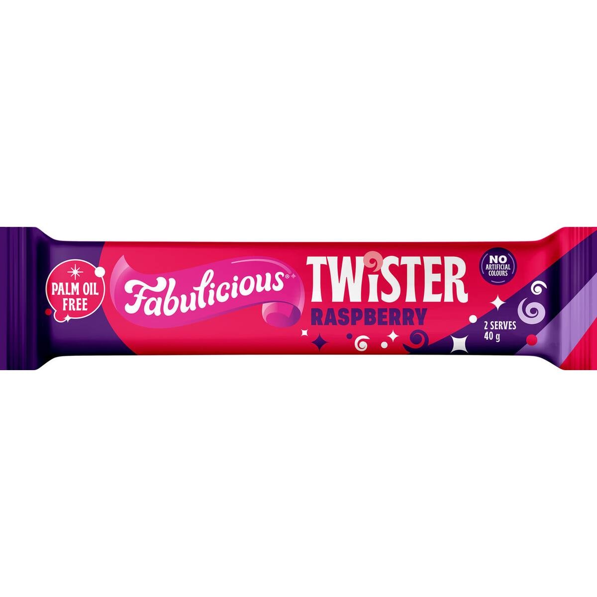 RJs Fabulicious Raspberry Twister 40g